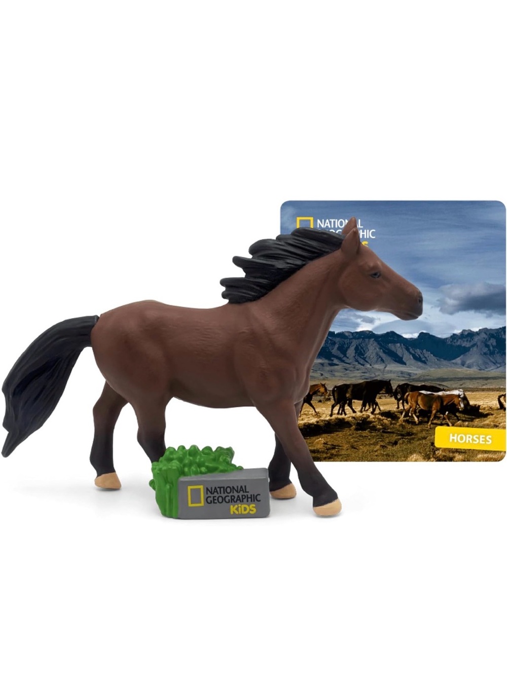 National Geographic Kids Horses Tonie - Red and Brown Packaging